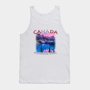 Canada - Moraine Lake at sunset Tank Top